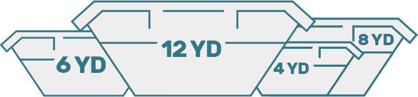 Skip hire truck and workers preparing a skip for collection