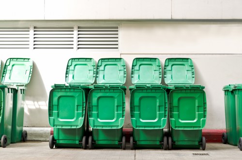 Eco-friendly clearance process in Peckham garage