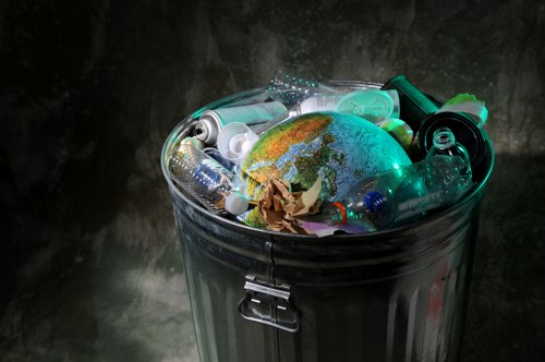Recycling materials during office clearance